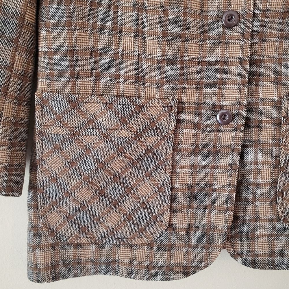 Pendleton Pure Wool Women's Blazerjacket Size 8 V… - image 3